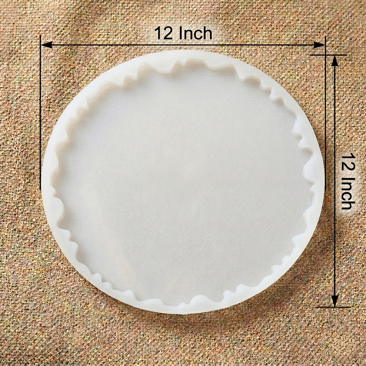 12" Round Agate Tray Mould