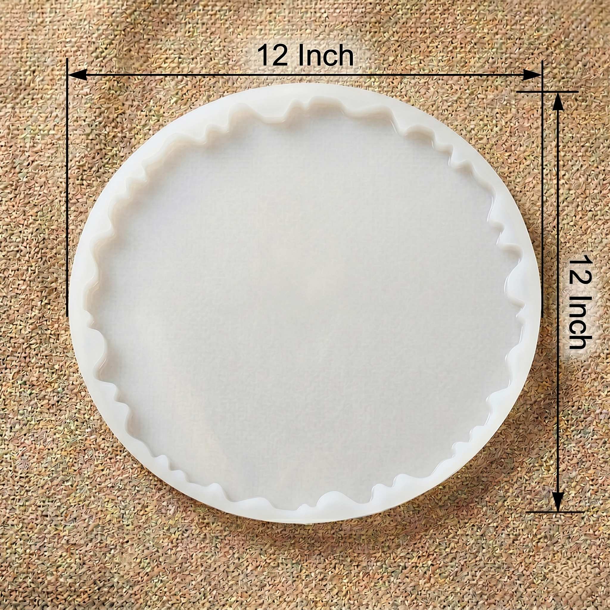 12" Round Agate Tray Mould