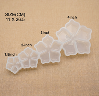3D 4 Cavity 5 Kali Flower Mould