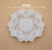 3 Step Flower Tealight Holder Mould 90mm