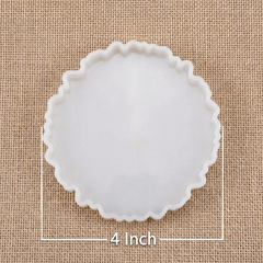 4 Inch Agate Coaster Mould