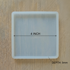 4" Square Coaster Mould