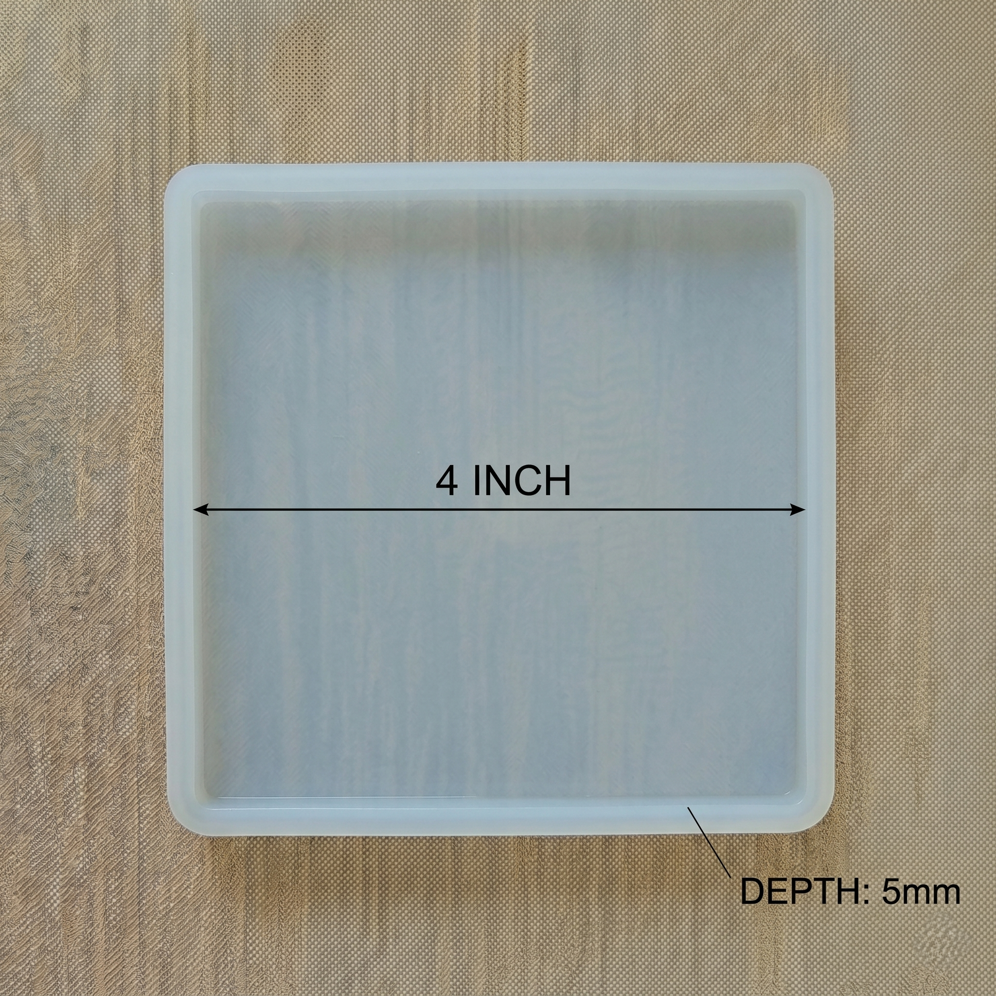 4" Square Coaster Mould