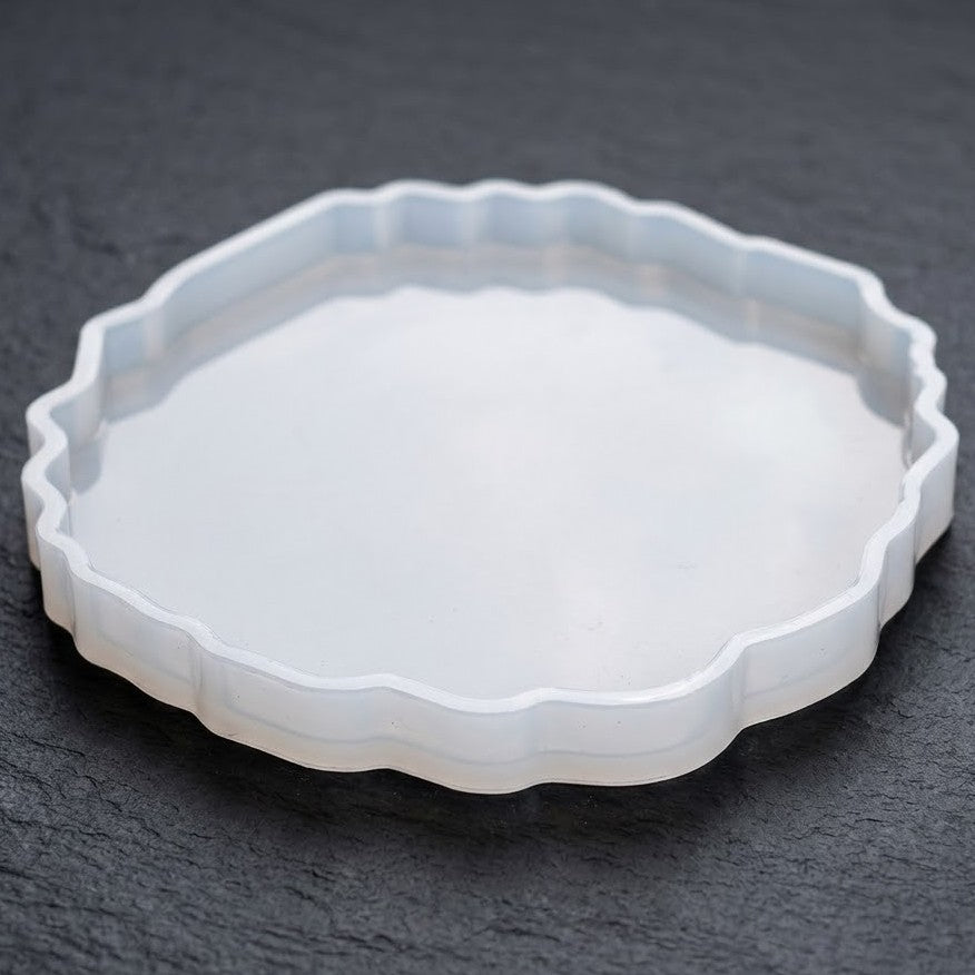 4" Round Agate Coaster Mould