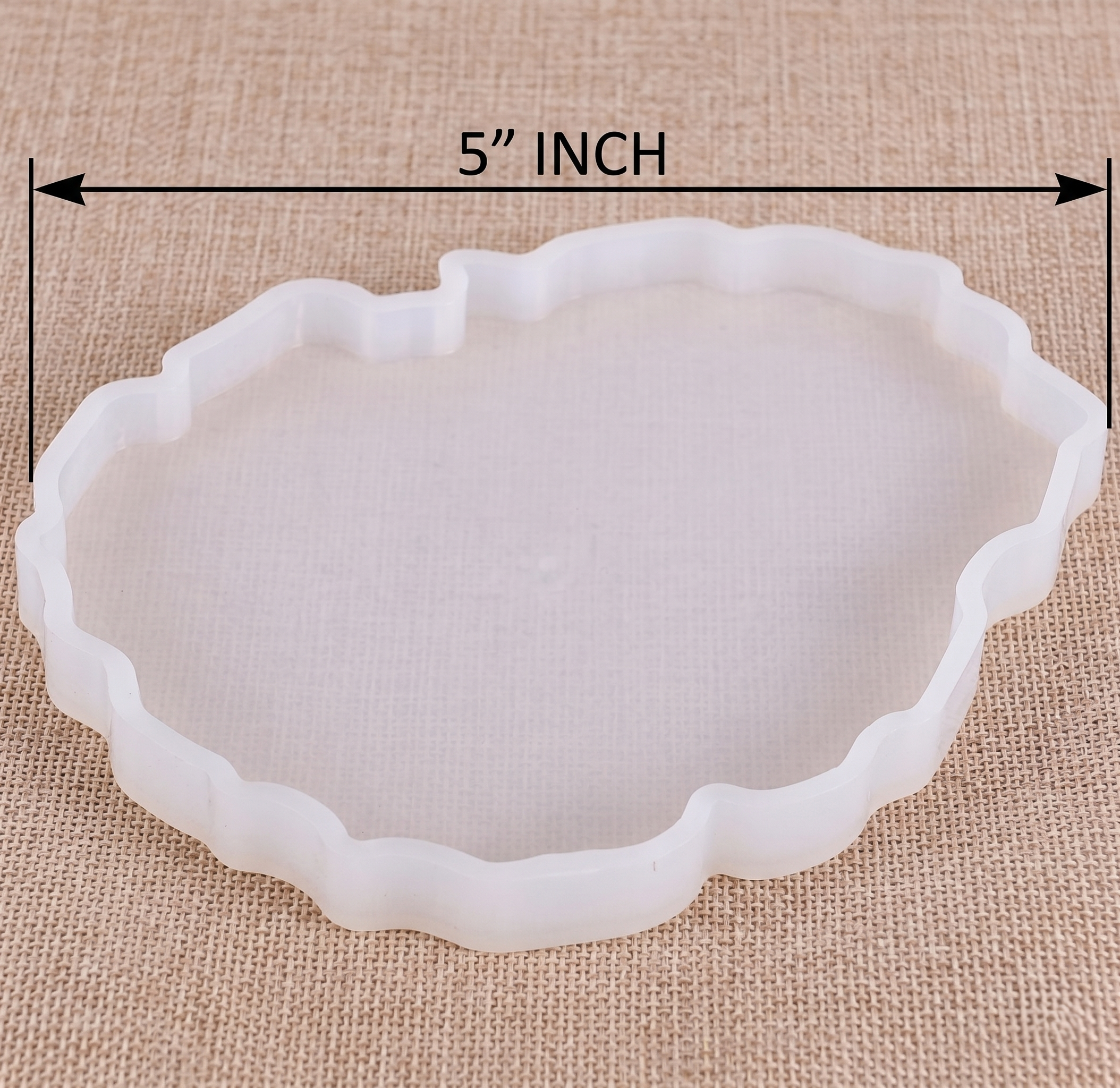 5" Oval Agate Coaster Mould