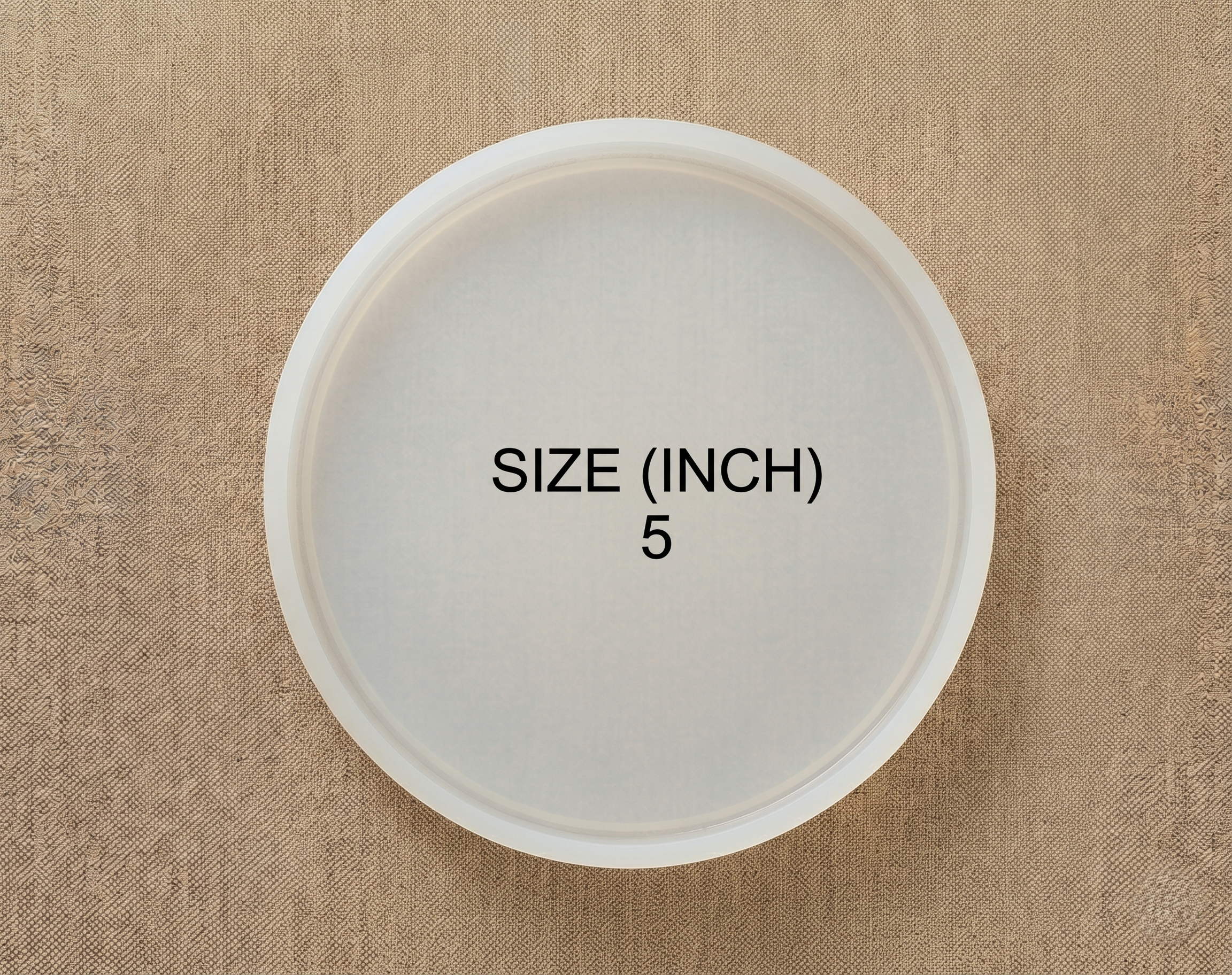 5" Round Coaster Mould
