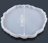 5" Round Agate Coaster Mould