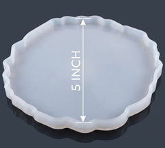 5" Round Agate Coaster Mould