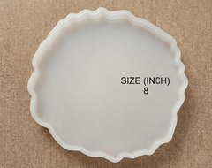 8" Round Agate Tray & Photo Frame Mould
