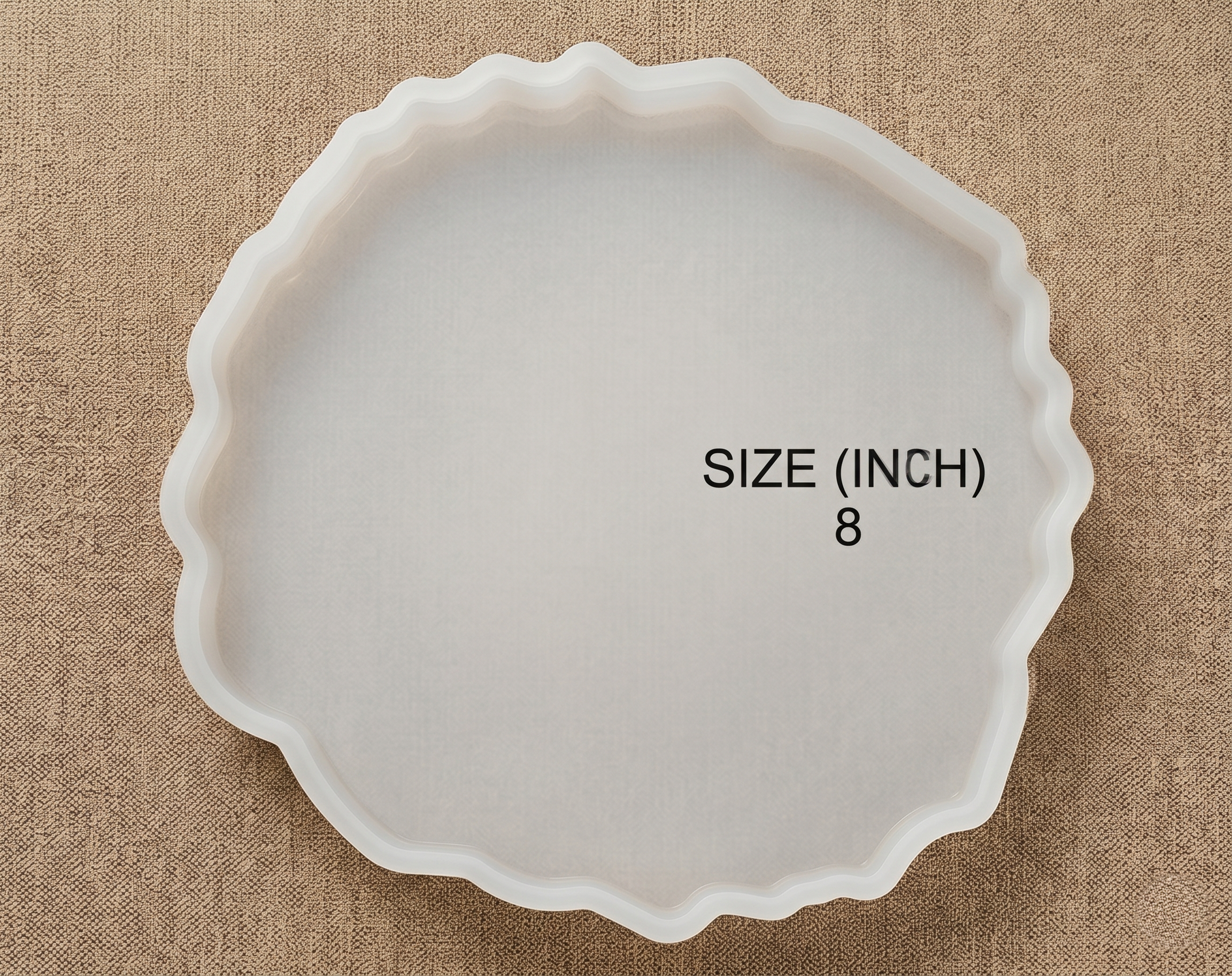 New 8" Round Agate Tray Mould