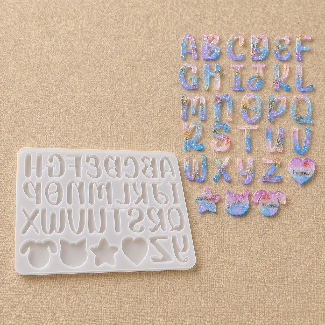 Finyoffiy Letter Alphabet Mould