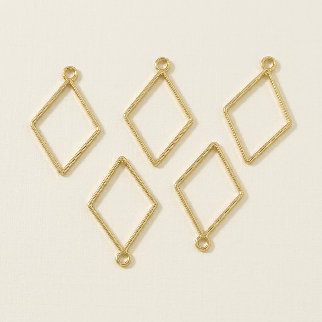 5 In 1 Diamond Bezels Set – Gold