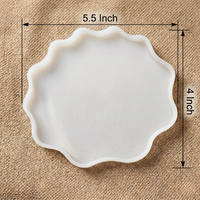 Oval Uneven Coaster Mould 5.5×4 Inch
