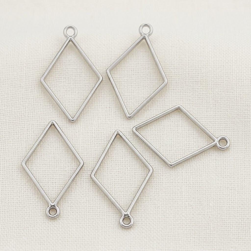 5 In 1 Diamond Bezels Set – Silver