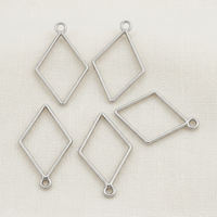 5 In 1 Diamond Bezels Set – Silver