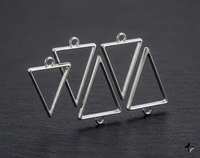 Triangle Bezels – Silver