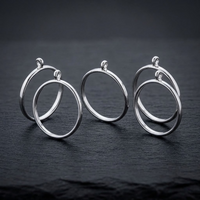 5 In 1 Round Bezels Set – Silver