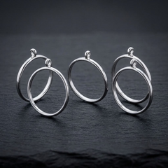 5 In 1 Round Bezels Set – Silver