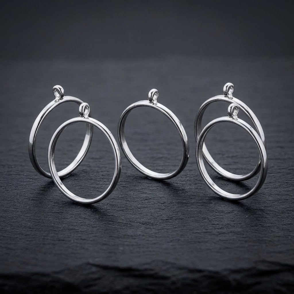 5 In 1 Round Bezels Set – Silver