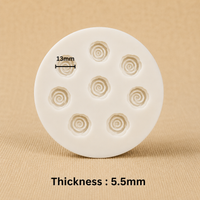 Tiny Rose Shape Candle Mould