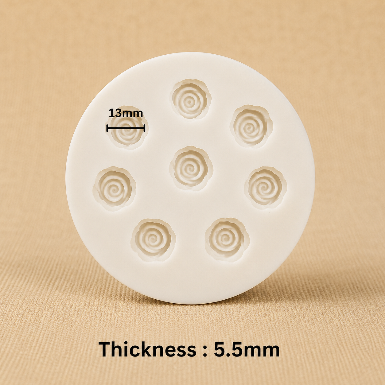 Tiny Rose Shape Candle Mould
